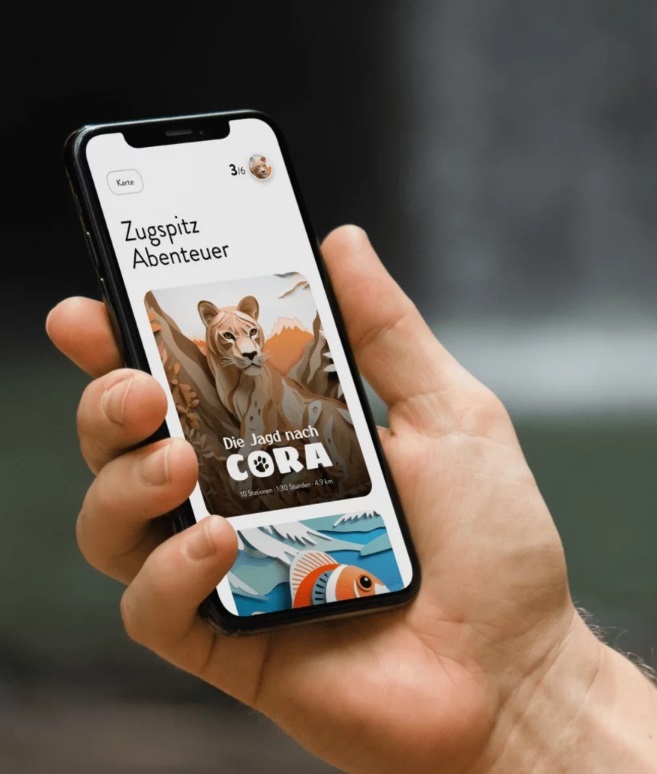 Alle digitalen Abenteuerpfade in einer App